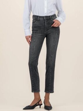 Kut From The Kloth Reese High Rise Fab Ankle Straight Leg - Size 6